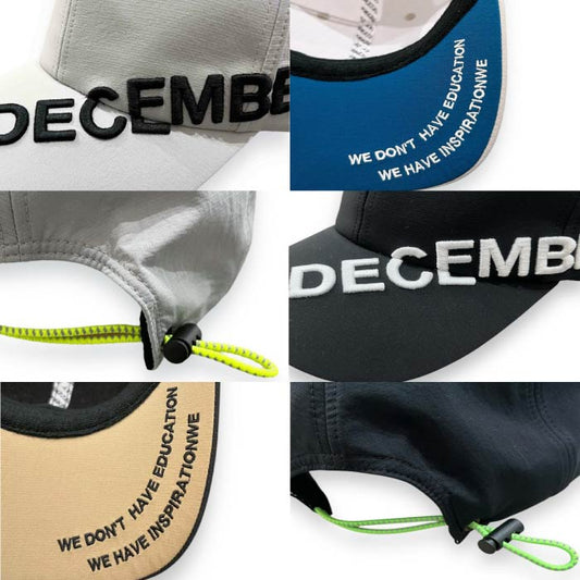DECEMBERMAY ディセンバーメイ ゴルフ メンズ レディース キャップ water repellent cap/ UNISEX 撥水 3-999-5022