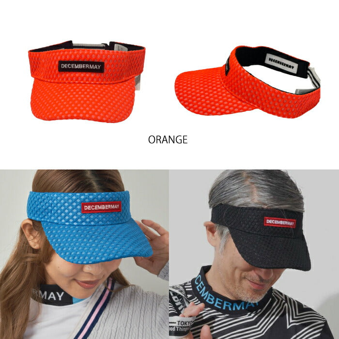 DECEMBERMAY ディセンバーメイ メンズ レディース Full mesh rogo Visor / UNISEX 3-999-5108