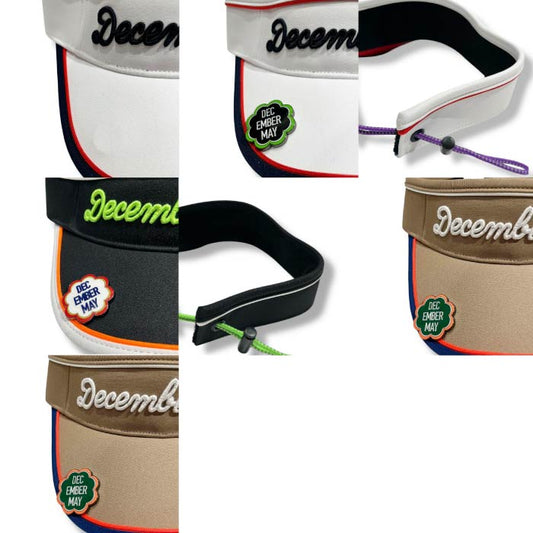 DECEMBERMAY ディセンバーメイ ゴルフウェア マグネット式マーカー付きサンバイザー メンズ レディース Magnetic Visor/ UNISEX 3-999-5135
