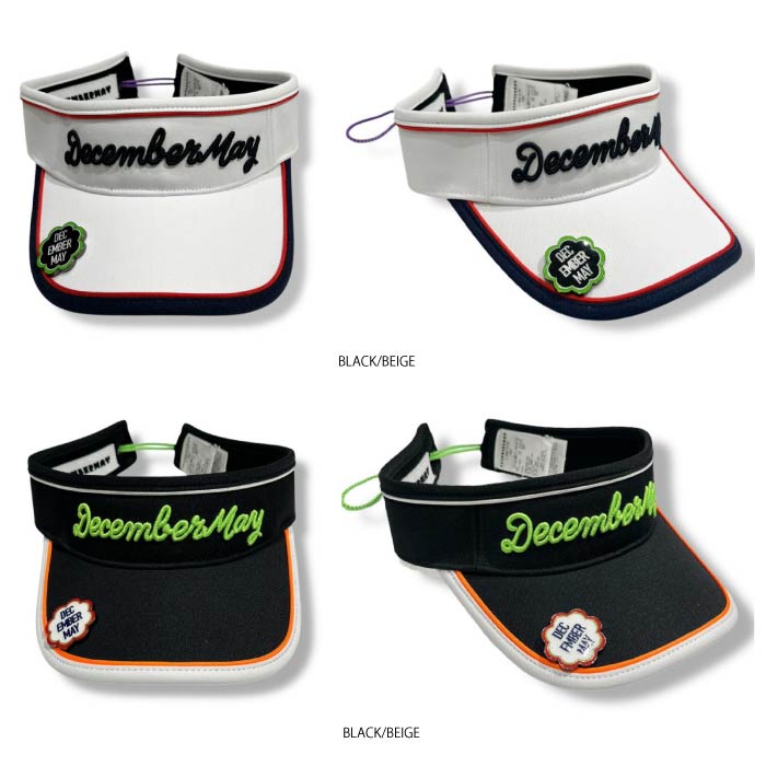 DECEMBERMAY ディセンバーメイ ゴルフウェア マグネット式マーカー付きサンバイザー メンズ レディース Magnetic Visor/ UNISEX 3-999-5135