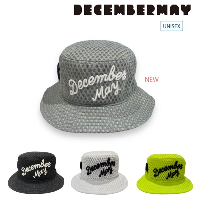 【2023 春夏】メンズ レディース おしゃれ おすすめ 新作 DECEMBERMAY ディセンバーメイ メンズ レディース Full mesh Bucket hat Honeycomb 3-999-5310