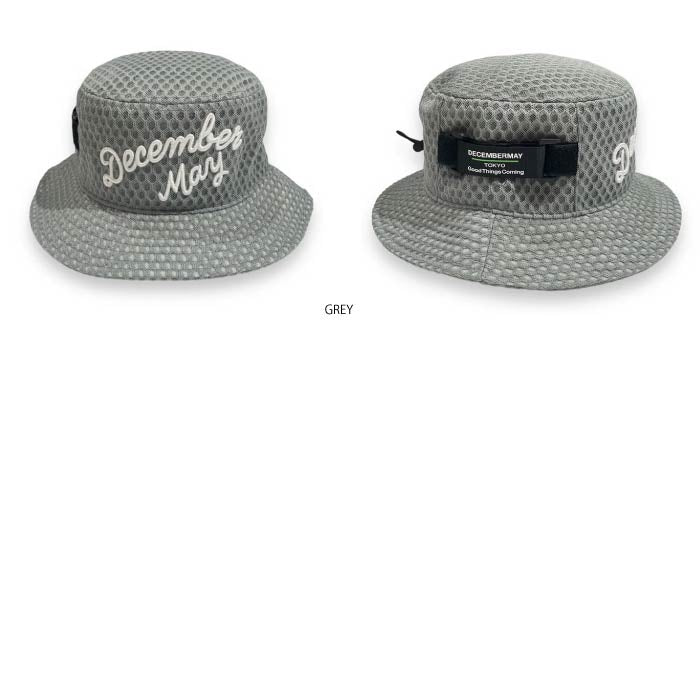 【2023 春夏】メンズ レディース おしゃれ おすすめ 新作 DECEMBERMAY ディセンバーメイ メンズ レディース Full mesh Bucket hat Honeycomb 3-999-5310