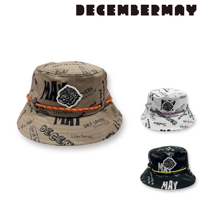 DECEMBERMAY ディセンバーメイ メンズ レディース Hand paint logo bucket hat / UNISEX バケットハット  3-999-5318