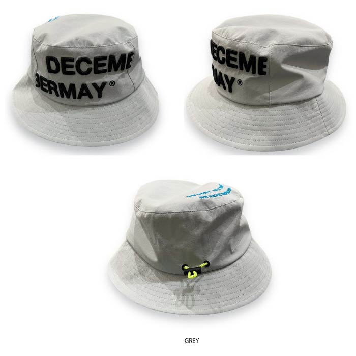 DECEMBERMAY ディセンバーメイ ゴルフ メンズ レディース 帽子 バケットハット water repellent bucket hat/ UNISEX 撥水 軽量 3-999-5322