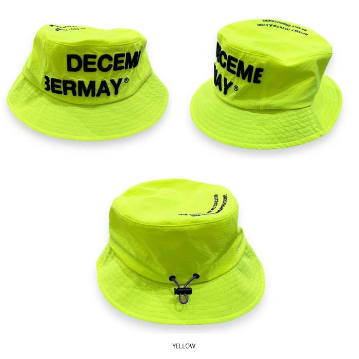 DECEMBERMAY ディセンバーメイ ゴルフ メンズ レディース 帽子 バケットハット water repellent bucket hat/ UNISEX 撥水 軽量 3-999-5322