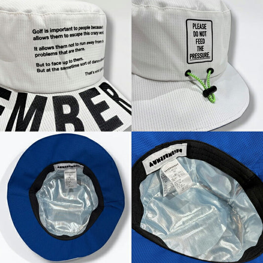 ECEMBERMAY ディセンバーメイ ゴルフ メンズ レディース 帽子 バケットハット Pocketable heat-shielding bucket hat UNISEX 撥水 高通気 軽量 サイズ調整可 3-999-5326