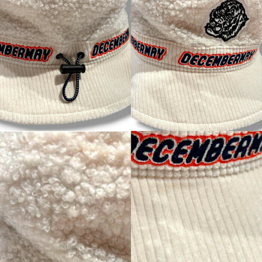 DECEMBERMAY ディセンバーメイ ゴルフウェア メンズ レディース Fluffy Boa bucket hat/ UNISEX ユニセックス ハット モコモコ素材 3-999-5328