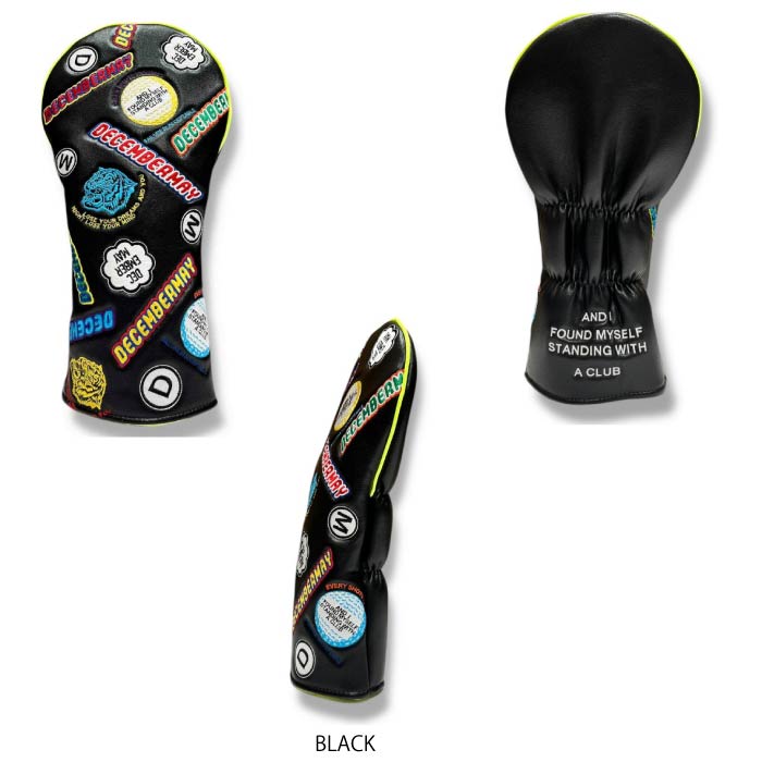 DECEMBERMAY ディセンバーメイ ゴルフ メンズ レディース Embroidery head cover for driver ドライバー用 ヘッドカバー 3-999-8011