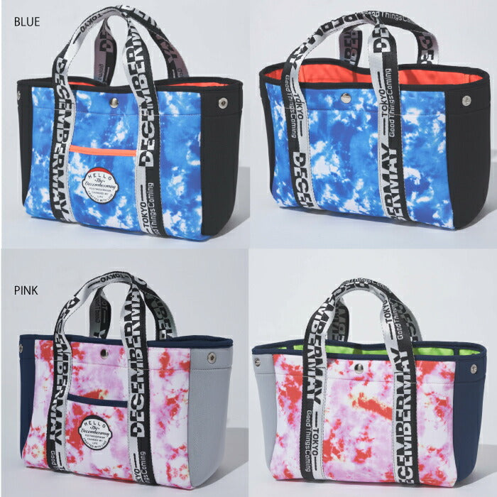 DECEMBERMAY ディセンバーメイ メンズ レディース <NEW> Tie dye art Neopren mini tote / UNISEX カートバッグ 3-999-8518