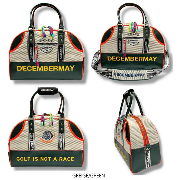 DECEMBERMAY ディセンバーメイ ゴルフ メンズ レディース メッシュロッカーバッグ Mesh madison bag / UNISEX マジソンバッグ ボストンバッグ 3-999-8524
