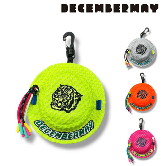 DECEMBERMAY ディセンバーメイ ゴルフ バケットハット型ポーチ メンズ レディース Mesh bucket hat pouch/ UNISEX 3-999-8531