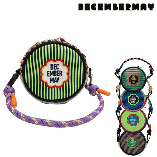 DECEMBERMAY ディセンバーメイ ゴルフ メンズ レディース 3D Knit ball pouch ラウンド型ニットボールポーチ 豊富なカラーバリエーション 華やか 3-999-8533