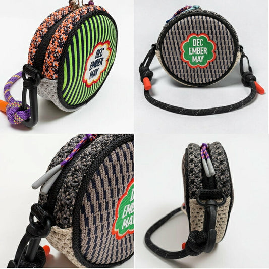 DECEMBERMAY ディセンバーメイ ゴルフ メンズ レディース 3D Knit ball pouch ラウンド型ニットボールポーチ 豊富なカラーバリエーション 華やか 3-999-8533