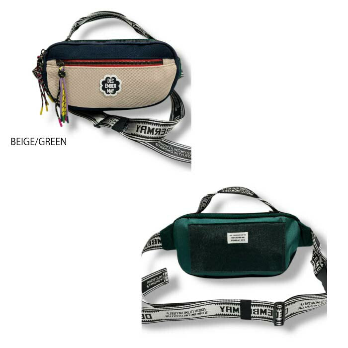 DECEMBERMAY ディセンバーメイ ゴルフ メンズ レディース メッシュボディバッグ Soft Mesh 2way Body bag/ UNISEX 2WAY カートバッグ 3-999-8536