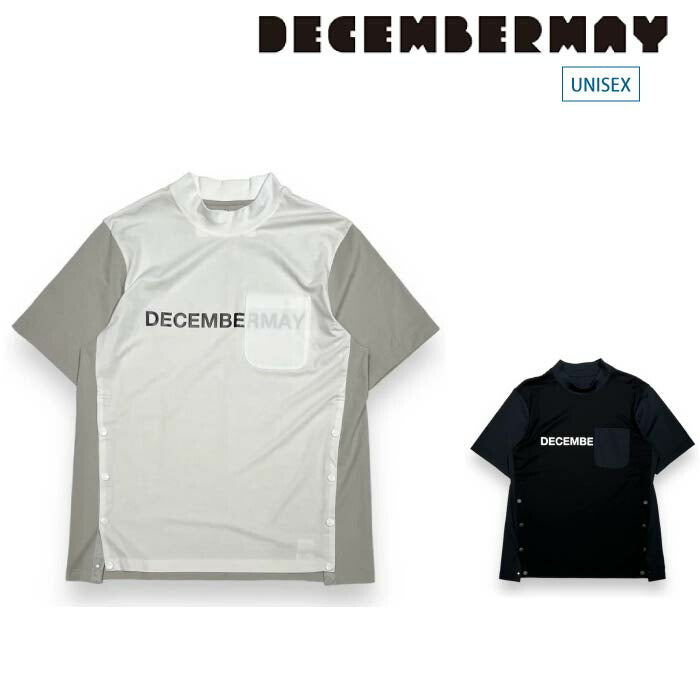 DECEMBERMAY ディセンバーメイ メンズ レディース ユニセックス ゴルフウェア 半袖モックネックTシャツ UNISEX Combi –  GOLFCITY ARD