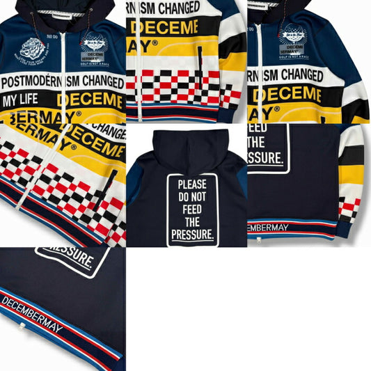 DECEMBERMAY ディセンバーメイ ゴルフウェア メンズ レディース グラフィティ軽量フーディー Post-modernism hoodie UNISEX フーディー ブルゾン アウター 防風 撥水 透湿 保暖性 4-512-1209