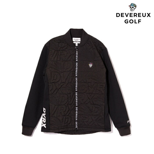DEVEREUX GOLF デヴァローゴルフ ゴルフウェア メンズ DVRX中綿キルトFull Zip JK ブルゾン 裏起毛 保温 763474103
