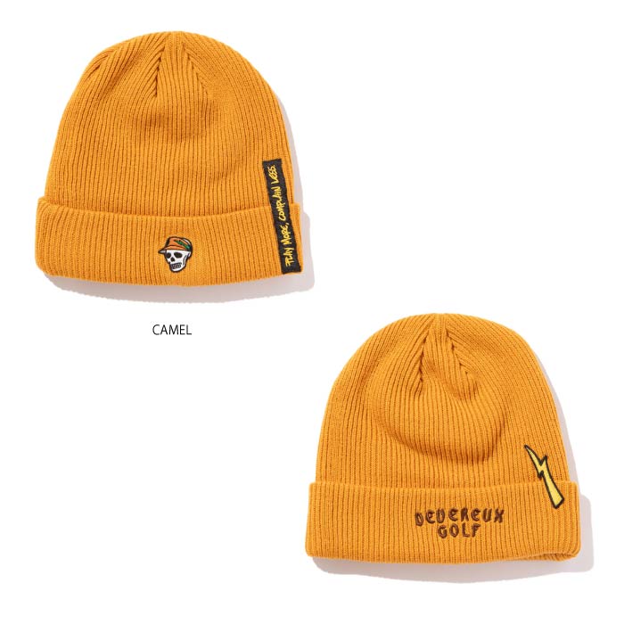 DEVEREUX GOLF デヴァローゴルフ ゴルフウェア メンズ レディース Devereux Bolt Loose Knit ビーニー ニット 帽子 763474802