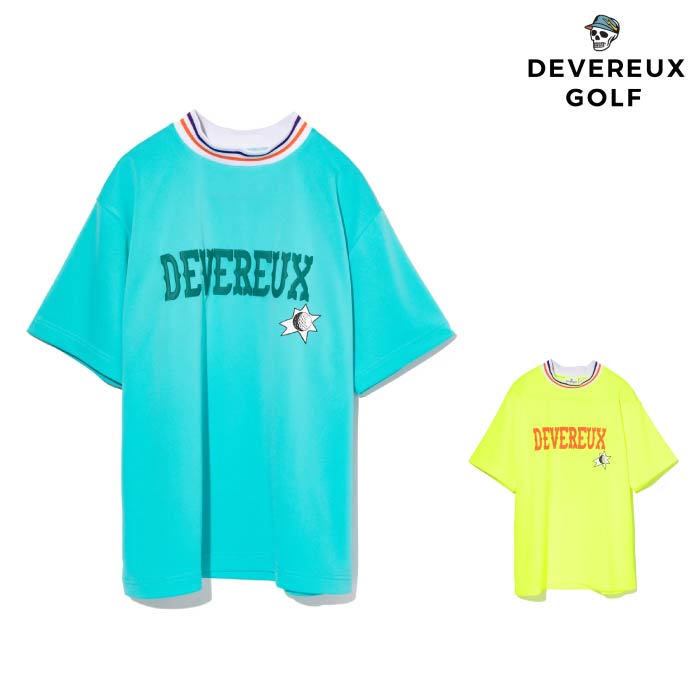 DEVEREUX GOLF デヴァローゴルフ ゴルフウェア メンズ モック