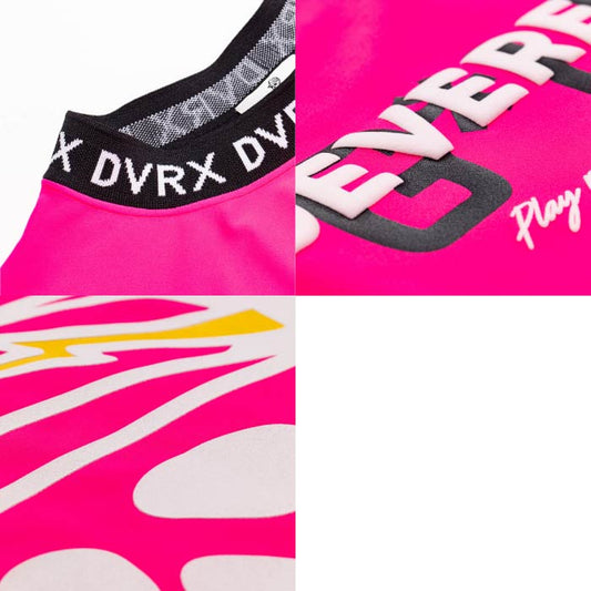 DEVEREUX GOLF デヴァローゴルフ ゴルフウェア メンズ DVRXリブモックSkull Caddie TEE 接触冷感 モックネックTシャツ 763572014