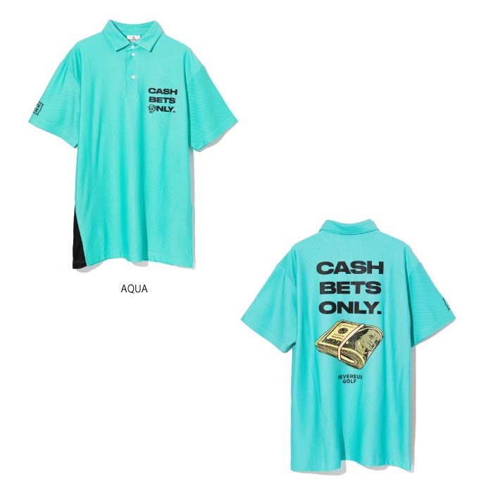 DEVEREUX GOLF デヴァローゴルフ ゴルフウェア メンズ Cash Betsメッシュポロ 吸湿速乾性 UVカット機能 ストレッチ性 763572021