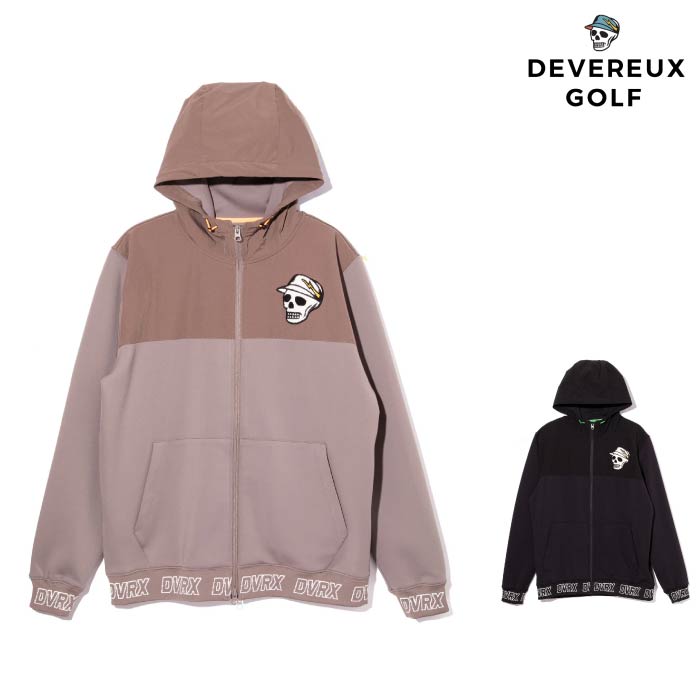 ○★新品未使用　DEVEREUX GOLF　テリングアクアZIPフーディー　M DEVEREUX GOLF】《MEN'S》DEVEREUX テリングアクアZIPフーディー