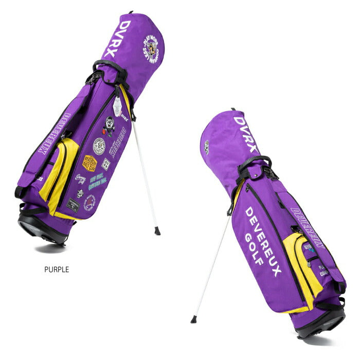 DEVEREUX GOLF デヴァローゴルフ メンズ レディース Logo Assorted Caddie Bag/ロゴアソーテッドキャディーバッグ 763572822【送料無料】