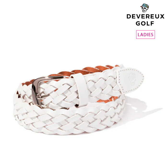 DEVEREUX GOLF デヴァローゴルフ ゴルフウェア レディース WOMEN レザーメッシュベルト 牛革 763572825