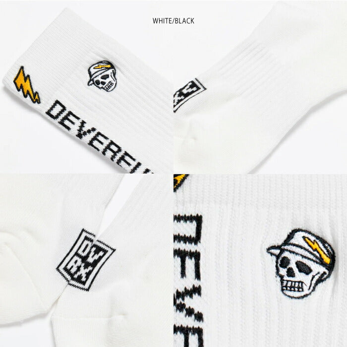 DEVEREUX GOLF デヴァローゴルフ ゴルフウェア メンズ ソックス MENS Back Logo Regular Socks 763572840 秋冬 2025