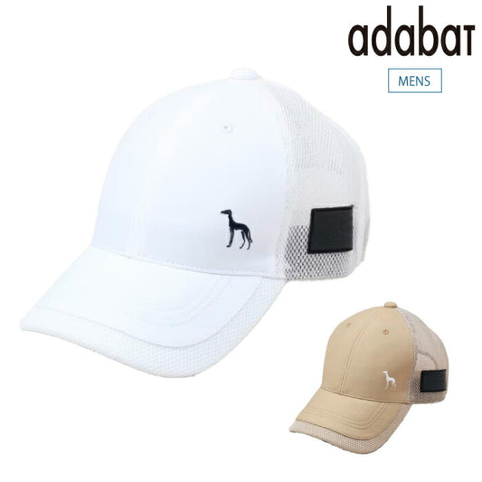 adabat アダバット ゴルフウェア メンズ レディース ラウンディッシュメッシュキャップ 860-02450