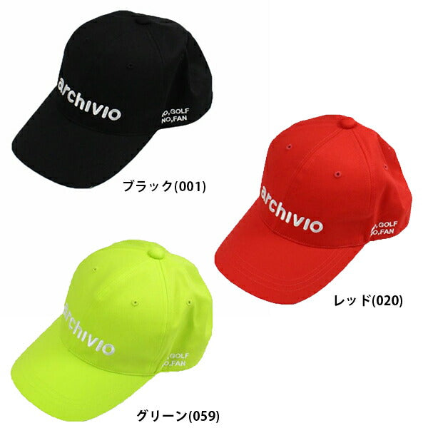 archivio アルチビオ ゴルフウェア メンズ レディース 帽子 キャップ シンプル A050313