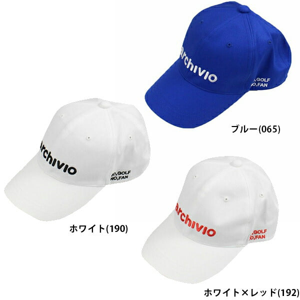 archivio アルチビオ ゴルフウェア メンズ レディース 帽子 キャップ シンプル A050313