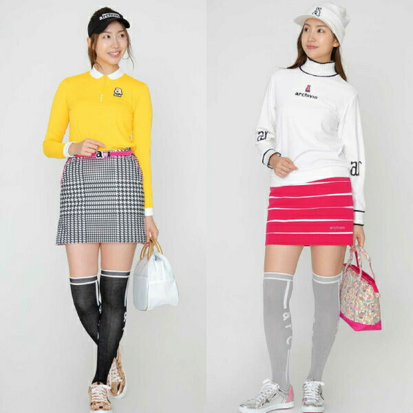 archivio アルチビオ ゴルフウェア レディース ソックス ニーハイ A110807