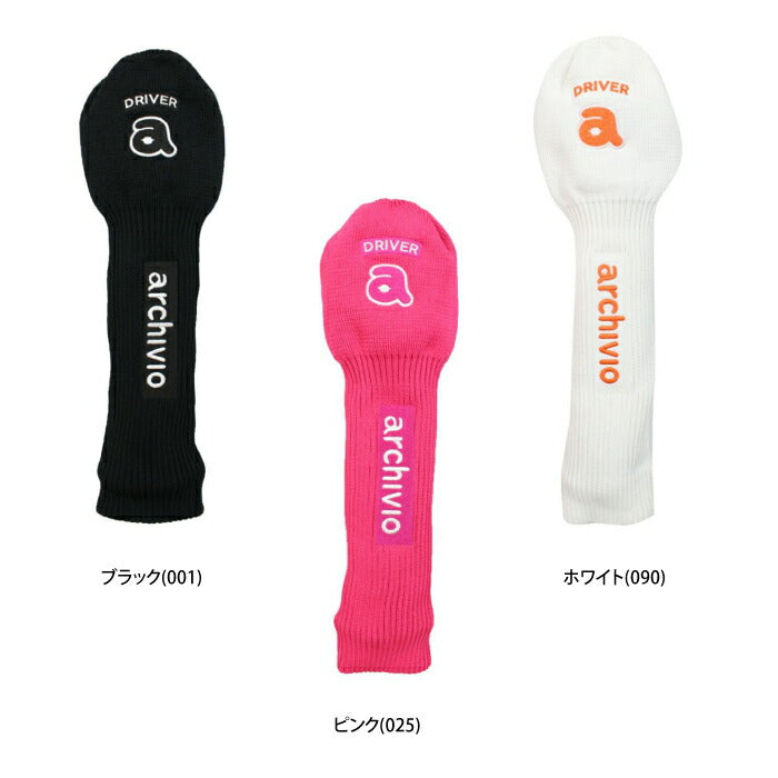 archivio アルチビオ ゴルフ レディース ヘッドカバー ドライバー用 DR A150311