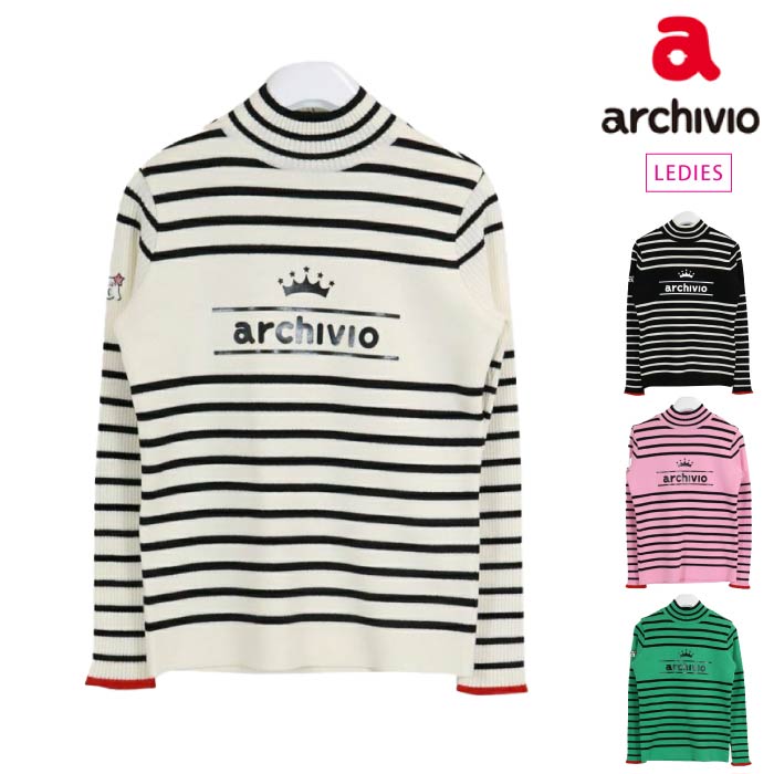 アルチビオ　黒　ハイネックプルオーバー archivio（アルチビオ）の「<MENS>アルチビオゴルフウェア