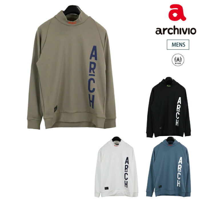 archivio アルチビオ メンズ 長袖ハイネックプルオーバー 吸水速乾 A329901