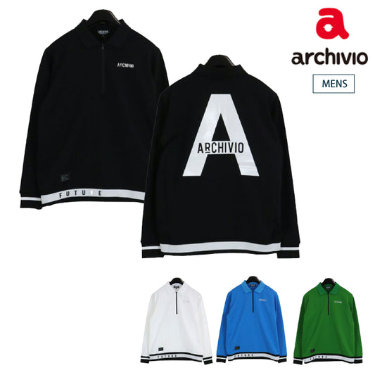 archivio アルチビオ メンズ 長袖ポロシャツ A329928