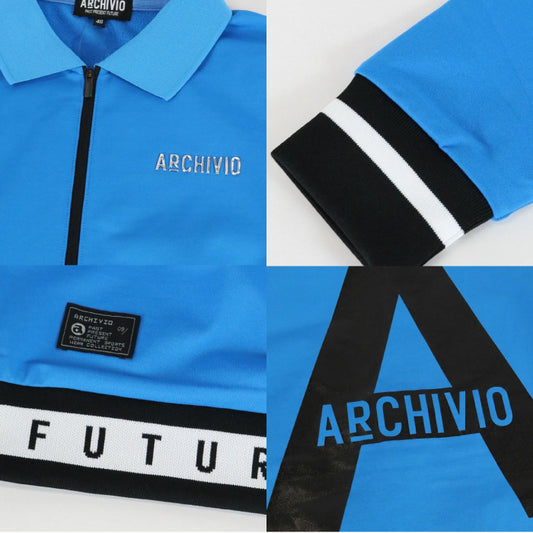 archivio アルチビオ メンズ 長袖ポロシャツ A329928