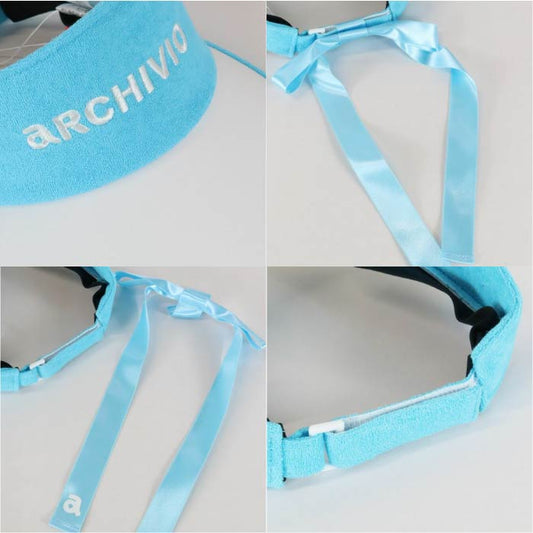 archivio アルチビオ ゴルフサンバイザー ゴルフウェア レディース サンバイザー UV機能 日本製 A350303