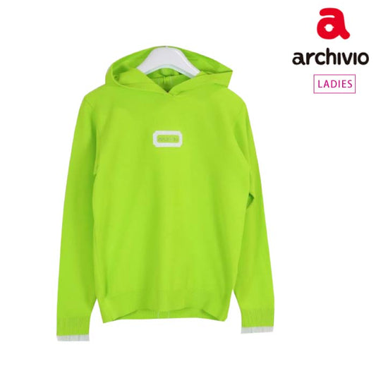 archivio アルチビオ ゴルフウェア レディース ポリエステルニットパーカー カラフル きれい色 A358201