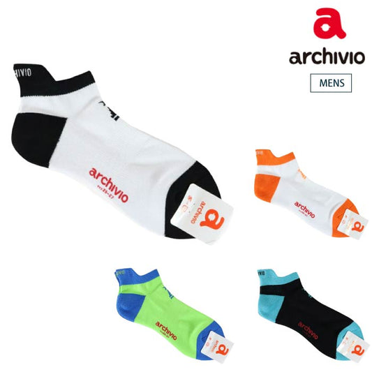 archivio アルチビオ メンズ ソックス くるぶし丈 A360202