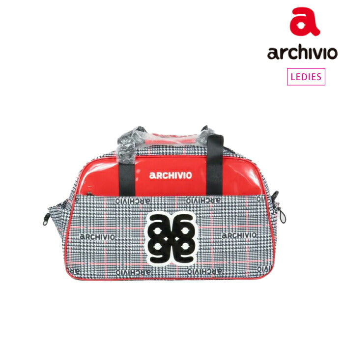archivio アルチビオ ゴルフ レディース グレンチェック柄ボストンバッグ A410802
