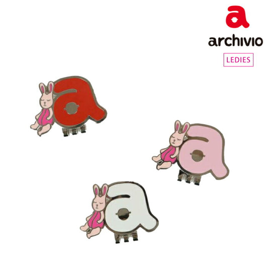 archivio アルチビオ レディース ウサギaマーク クリップ付きマーカー a410907