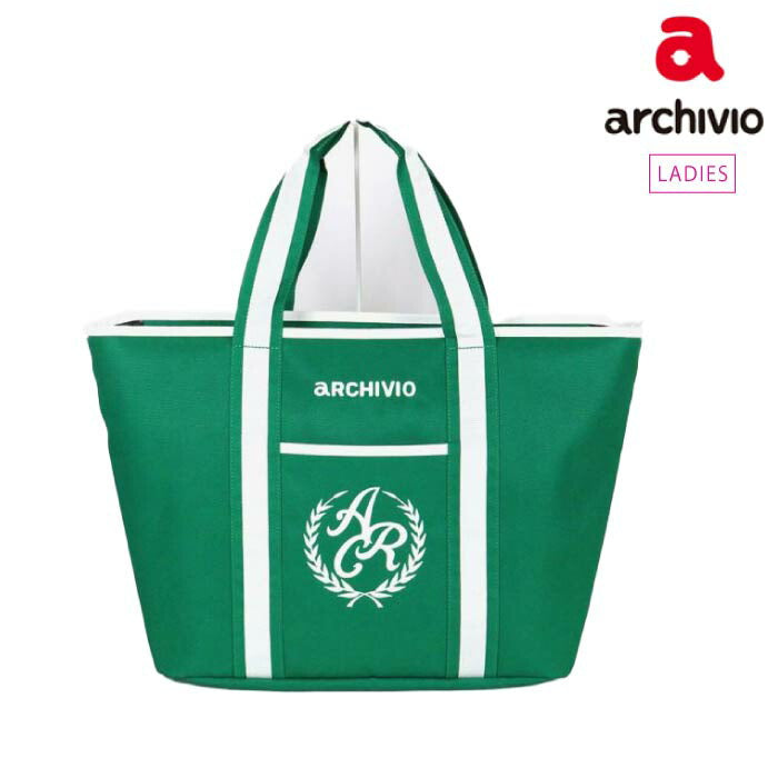 archivio アルチビオ ゴルフウェア メンズ レディース エンブレム風刺繍ボストンバッグ a450202