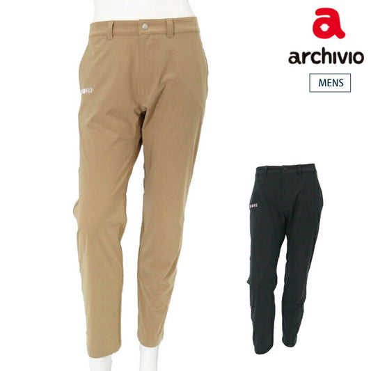 archivio アルチビオ ゴルフウェア メンズ UV速乾ベーシックパンツ 接触冷感 日本製 a467310