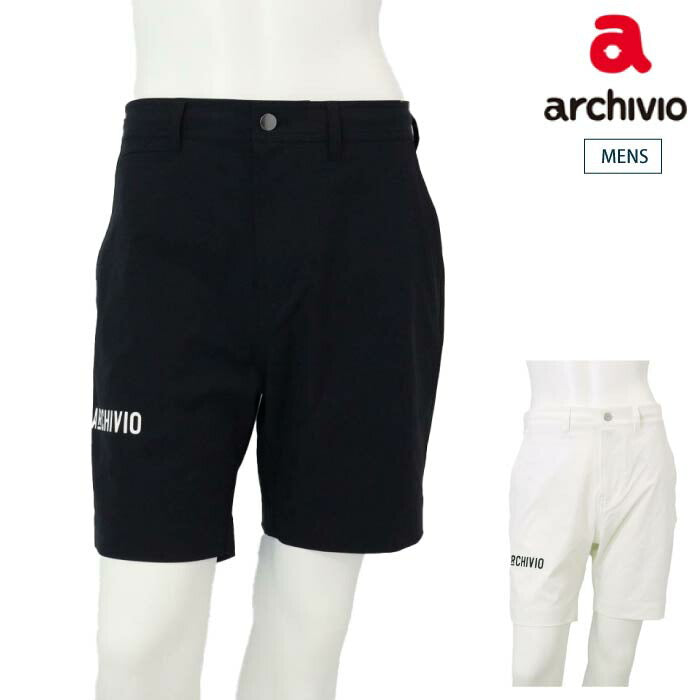 アルチビオ　ショートパンツ　ゴルフウエア archivio アルチビオ ゴルフウェア メンズ ロゴプリントショートパンツ