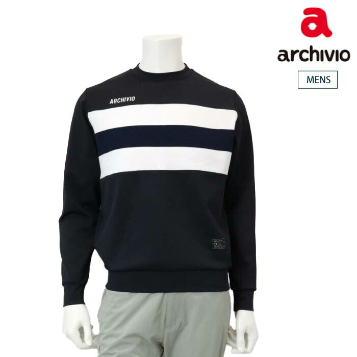 archivio アルチビオ ゴルフウェア メンズ フロント切替UV速乾