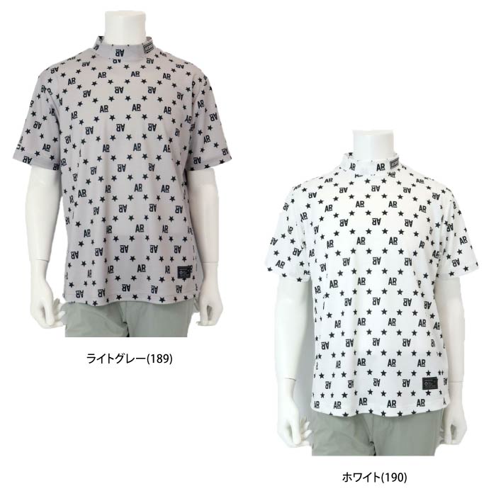 archivio アルチビオ ゴルフウェア メンズ 半袖シャツ UVモノグラム柄プルオーバー UVケア加工 A469308