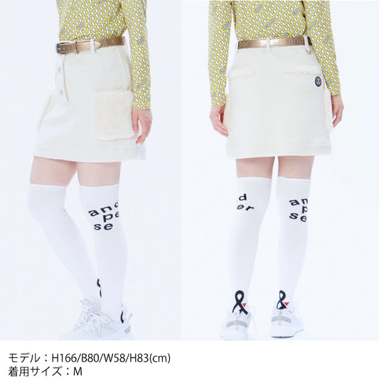 and per se アンパスィ レディース ニットコーディロイスカート マルチストレッチ AFF4033E6