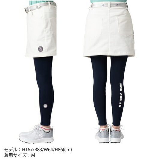 and per se アンパスィ レディース レギンス 起毛 UV PROTECT ストレッチ AFF5701E5